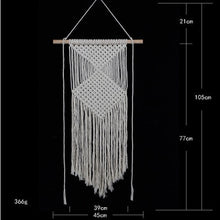 Load image into Gallery viewer, Hand Knotted Macrame Wall Art - 17 Styles
