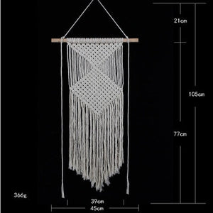 Hand Knotted Macrame Wall Art - 17 Styles