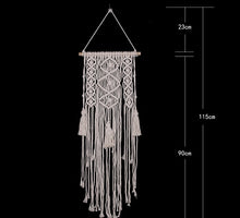 Load image into Gallery viewer, Hand Knotted Macrame Wall Art - 17 Styles