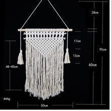 Load image into Gallery viewer, Hand Knotted Macrame Wall Art - 17 Styles