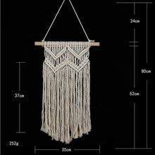 Load image into Gallery viewer, Hand Knotted Macrame Wall Art - 17 Styles