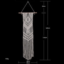 Load image into Gallery viewer, Hand Knotted Macrame Wall Art - 17 Styles