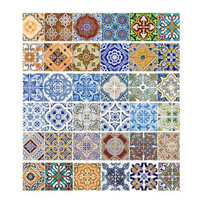 6 Pcs Set Mosaic Stairway Sticker Tiles