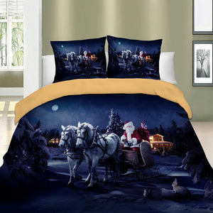 Santa Claus Quilt Cover Set