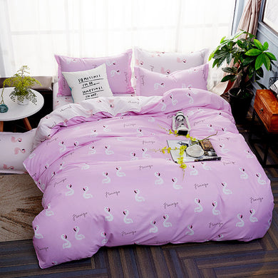 Flamingo Bedding Set - 4 pieces