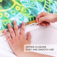 Load image into Gallery viewer, Lotus Flower Tie Dye Bedding Set