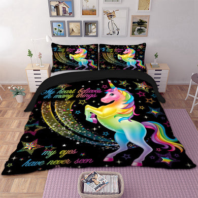 Rainbow Unicorn Bedding Set