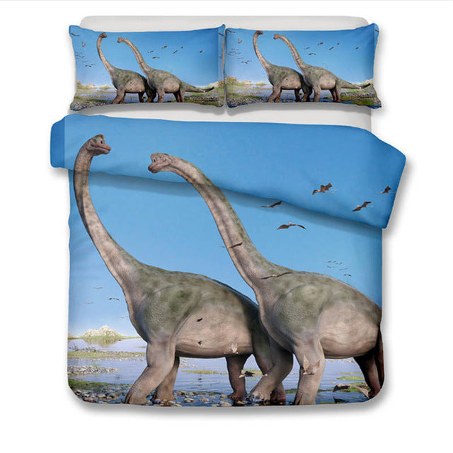 Jurassic View Dinosaur Bed Set