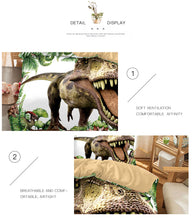 Load image into Gallery viewer, Cartoon Dinosaur Bed Set