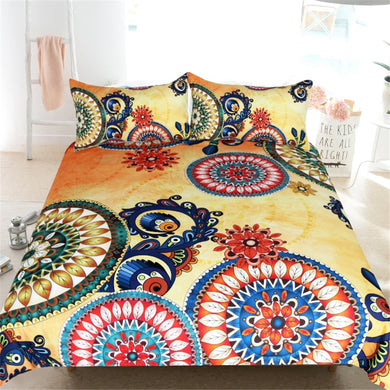 Mandala Quilt Cover Set - Kaleidoscope