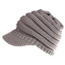 Load image into Gallery viewer, Ponytail Messy Bun Beanie Cap