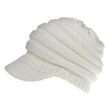 Load image into Gallery viewer, Ponytail Messy Bun Beanie Cap