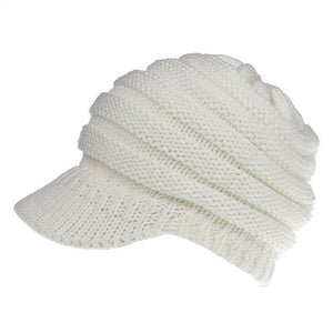 Ponytail Messy Bun Beanie Cap