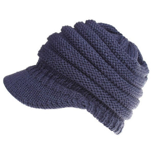 Ponytail Messy Bun Beanie Cap