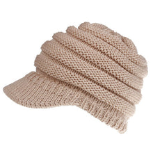 Load image into Gallery viewer, Ponytail Messy Bun Beanie Cap