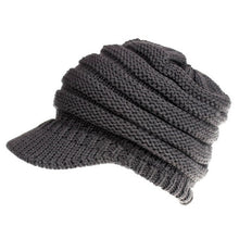 Load image into Gallery viewer, Ponytail Messy Bun Beanie Cap