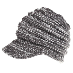 Ponytail Messy Bun Beanie Cap