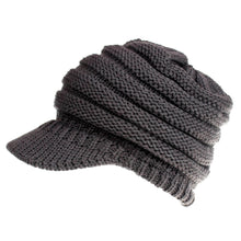 Load image into Gallery viewer, Ponytail Messy Bun Beanie Cap