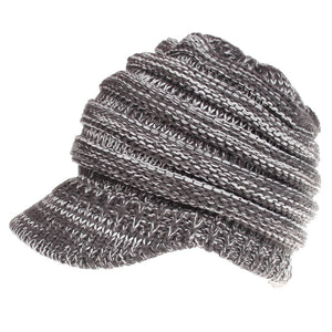 Ponytail Messy Bun Beanie Cap