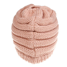 Load image into Gallery viewer, Ponytail Messy Bun Beanie Cap