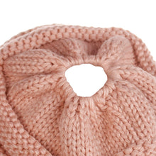 Load image into Gallery viewer, Ponytail Messy Bun Beanie Cap