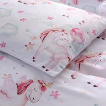 Load image into Gallery viewer, Unicorn Star Baloon Bedding set