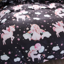 Load image into Gallery viewer, In the Clouds Unicorn Bedding set