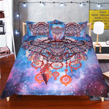 Load image into Gallery viewer, Mandala Quilt Cover Set - Dreamcatchers