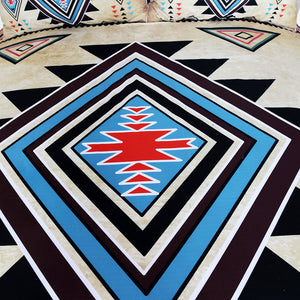 Mandala Quilt Cover Set - Aztec