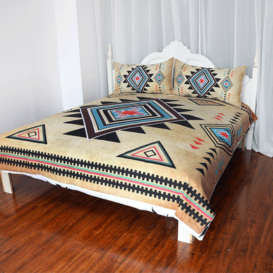Mandala Quilt Cover Set - Aztec