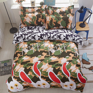 Camouflage Bunny Bed Set