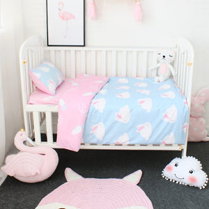 Bunny 3Pcs Baby Bedding Set - 100% cotton