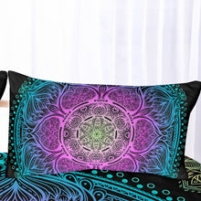 Load image into Gallery viewer, Mandala Quilt Cover Set - Indian Mandala Magic