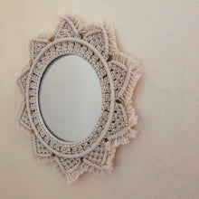 Load image into Gallery viewer, Macrame Mirror