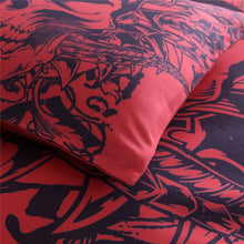 Load image into Gallery viewer, Red Skull Bedding Set