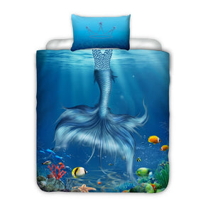 Mermaid Bed Set - Single Size