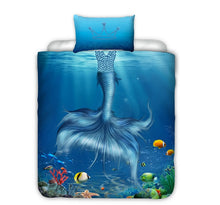 Load image into Gallery viewer, Mermaid Bed Set - Single Size