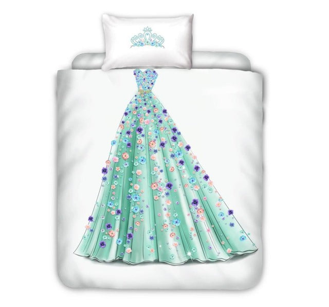 Princess Bed Set - Single Size