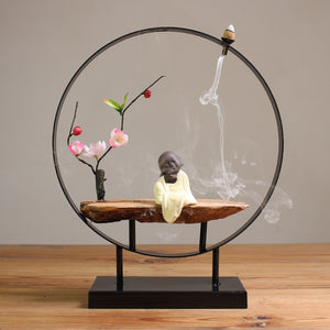 Art Sculpture Buddha Incense Burner