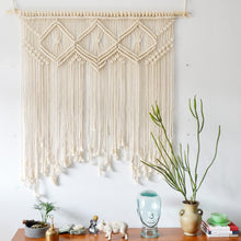 Load image into Gallery viewer, Beige Macrame Wall Hanging