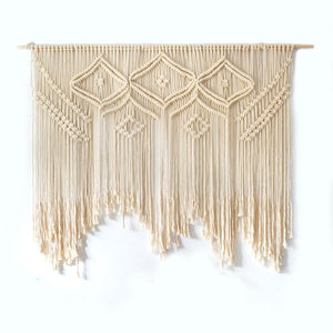 Beige Macrame Wall Hanging