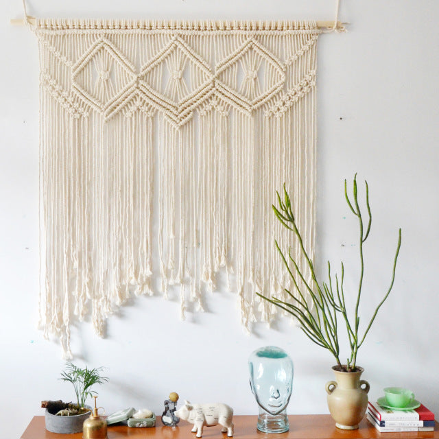 Beige Macrame Wall Hanging