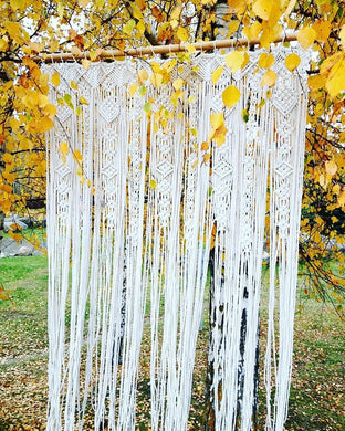 Macrame Tapestry Curtain Backdrop