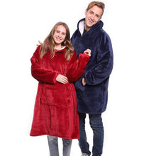 Load image into Gallery viewer, Blanket Hoodie - Red or Blue