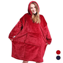 Load image into Gallery viewer, Blanket Hoodie - Red or Blue