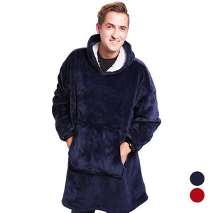 Blanket Hoodie - Red or Blue