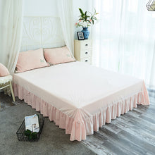 Load image into Gallery viewer, Tassels Faux Lambswool Velvet Bed Set