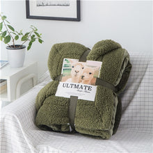 Load image into Gallery viewer, Luxurious Large Warm Sherpa Throw Blanket