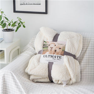 Luxurious Large Warm Sherpa Throw Blanket
