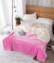 Load image into Gallery viewer, Luxurious Large Warm Sherpa Throw Blanket